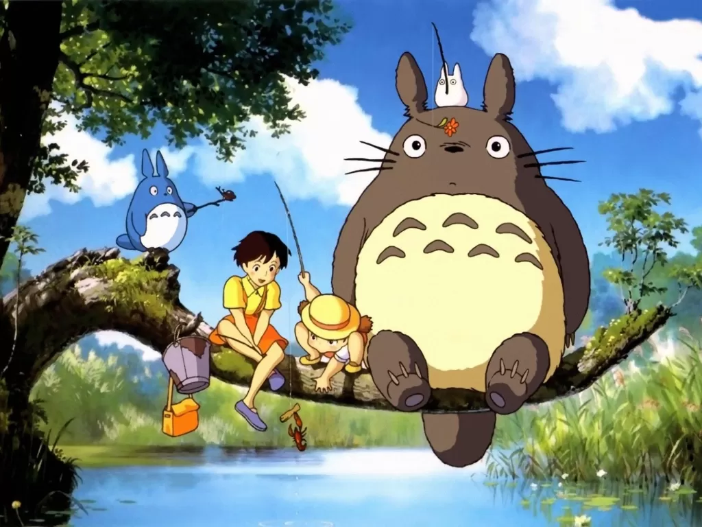 Gambar latar belakang dari Studio Ghibli yang bisa digunakan di Zoom. (Photo/Studio Ghibli)