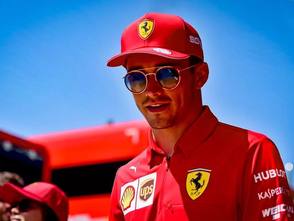 Pembalap tim Ferrari, Charles Leclerc. (Instagram/@charles_leclerc)