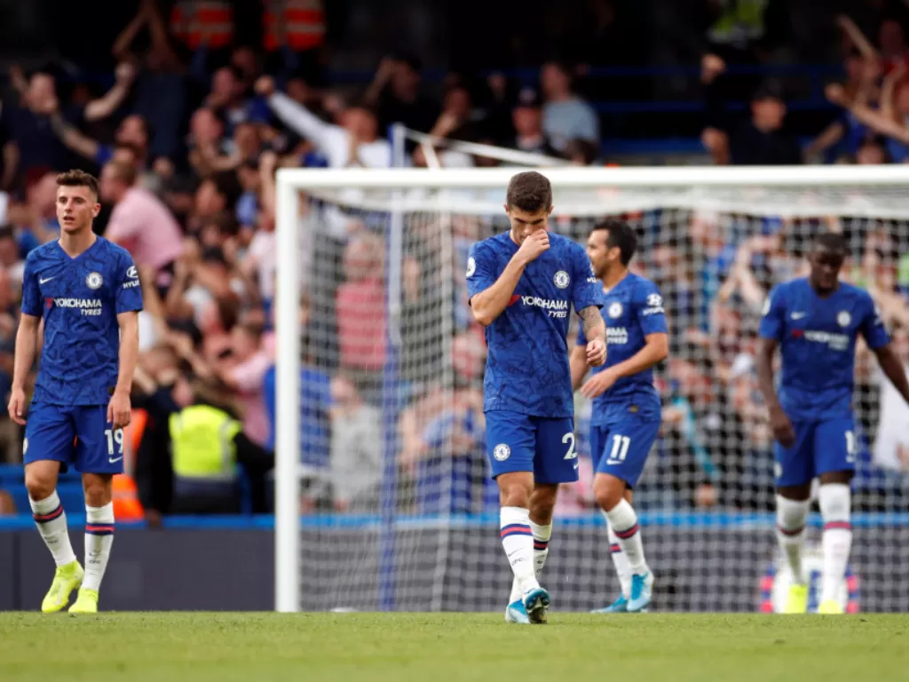Pemain Chelsea diminta untuk berdonasi. (REUTERS/John Sibley)