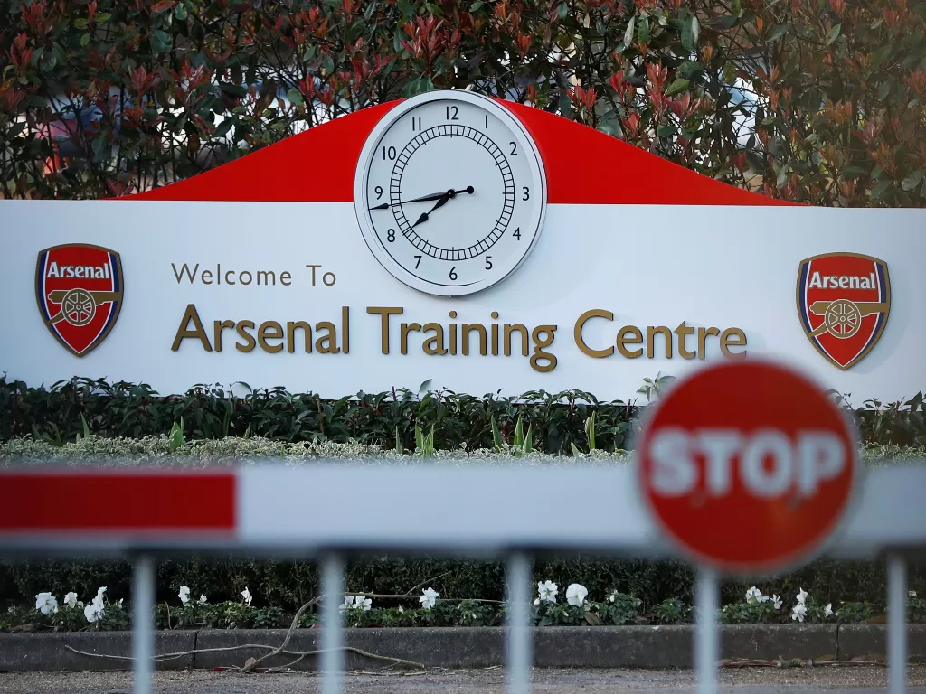 Tempat latihan klub Arsenal. (REUTERS/Paul Childs)