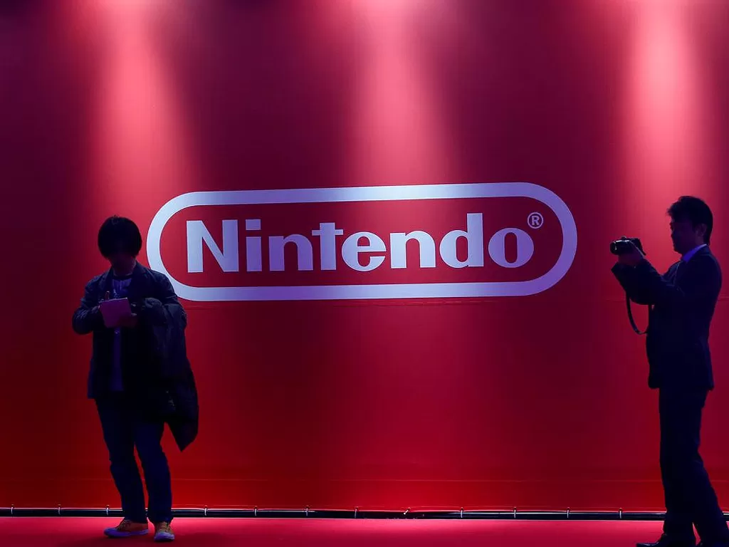 Logo perusahaan Nintendo (photo/REUTERS/Kim Kyung-Hoon)