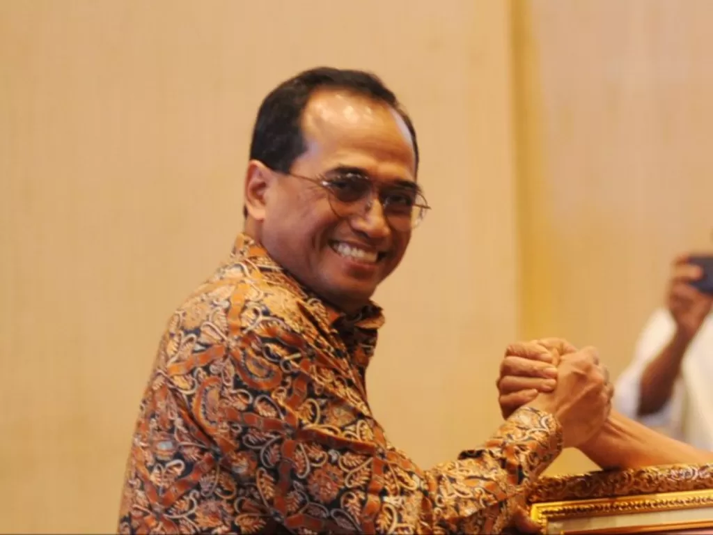 Menteri Perhubungan Budi Karya Sumadi. (ANTARA FOTO/Indrianto Eko Suwarso)
