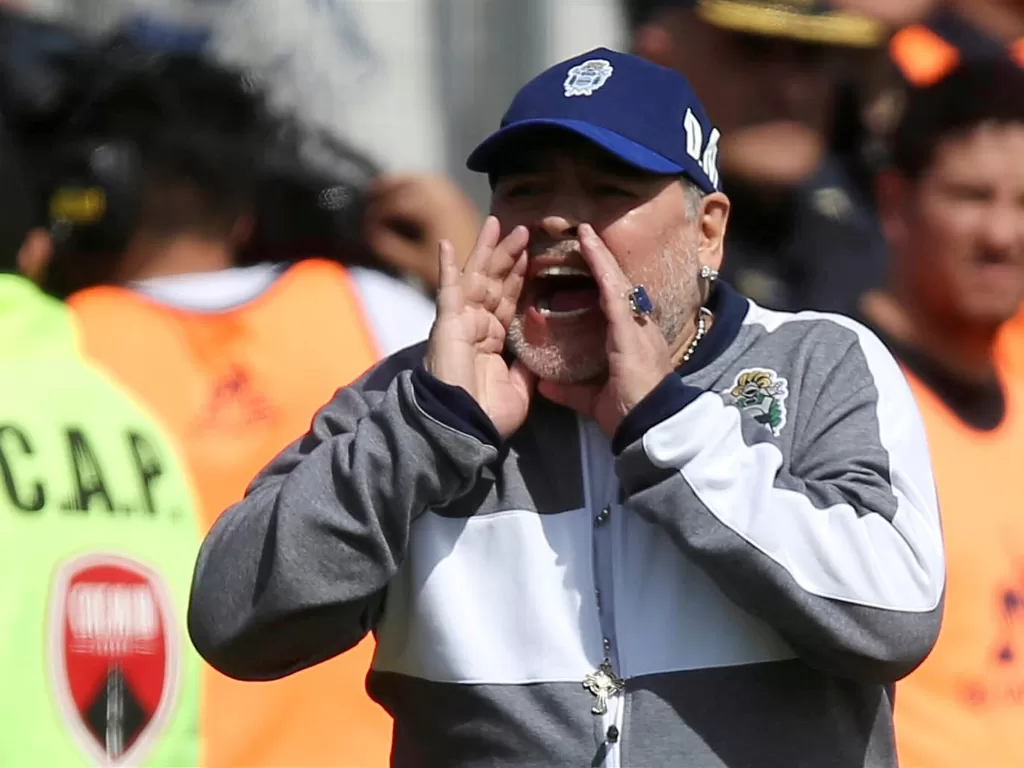 Legenda Argentina, Diego Maradona. (REUTERS/Agustin Marcarian)