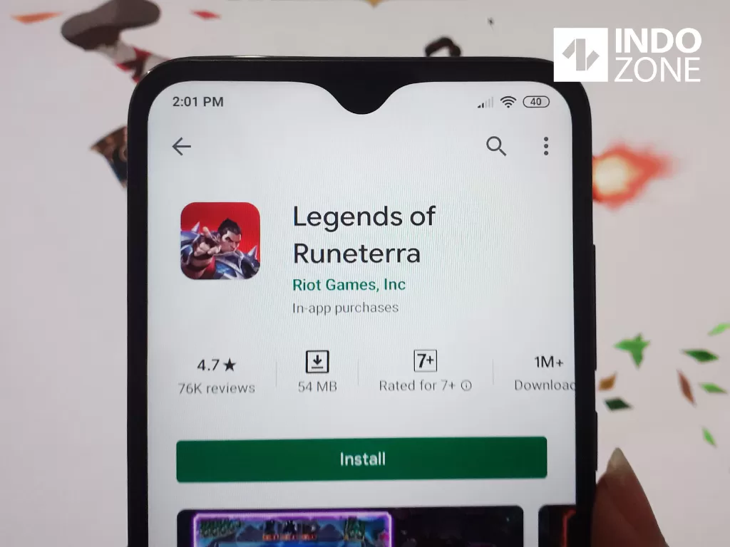 Legends of Runeterra di Google Play Store (photo/INDOZONE/Ferry)