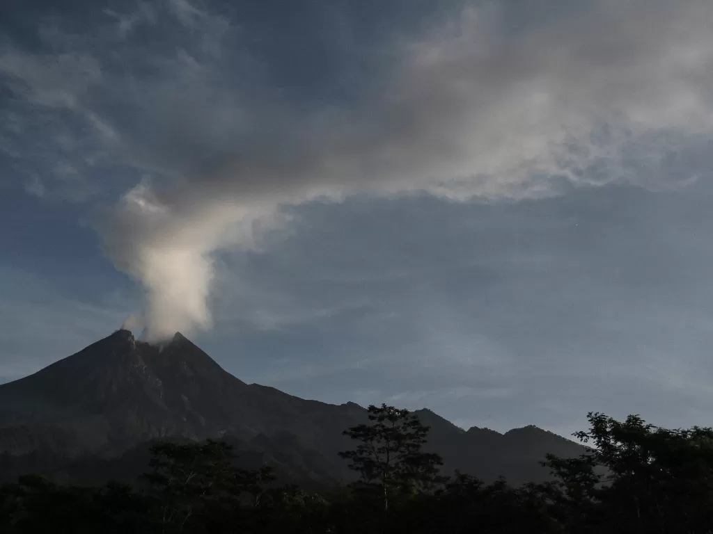 Ilustrasi gunung berapi. (ANTARA FOTO)