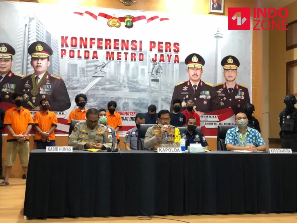 Konferesni Pers Polda Metro Jaya (INDOZONE/Samsudhuha Wildansyah)