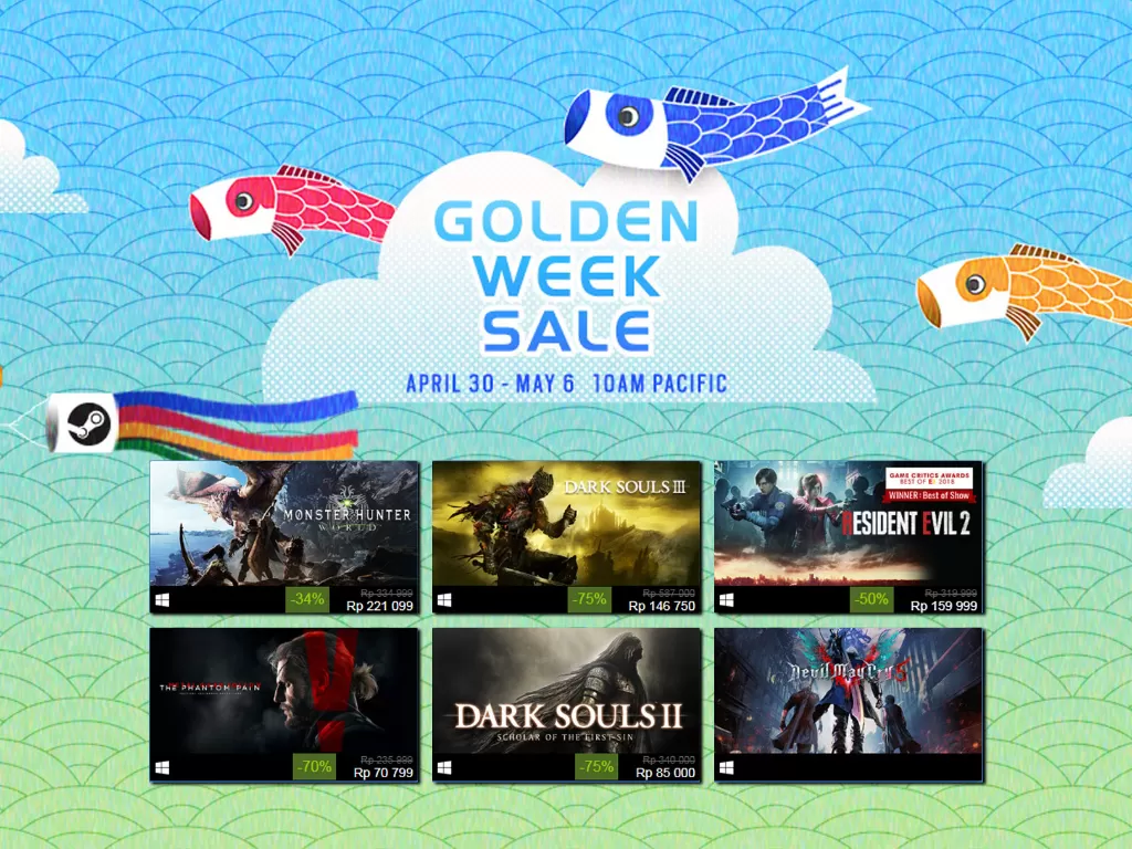 Steam Golden Week Sale (photo/Steam/Valve)