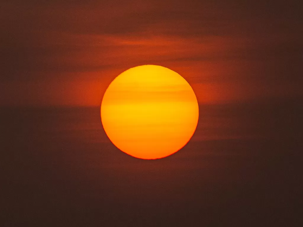 Matahari dilihat dari Bumi (photo/Unsplash/Vivek Doshi)