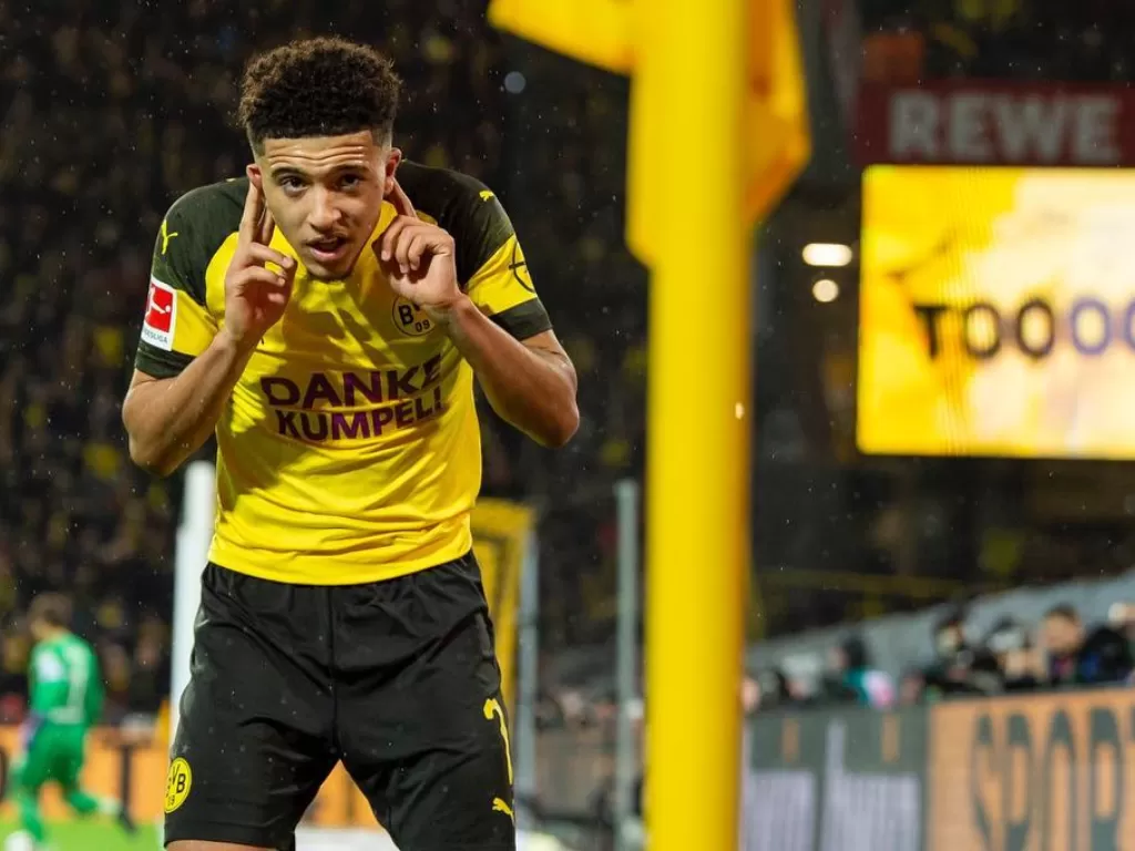 Jadon Sancho, gelandang Borussia Dortmund. (Instagram/sanchooo10)