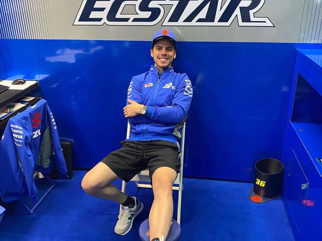 Pembalap Suzuki Ecstar, Joan Mir. (Instagram/@joanmir36official)