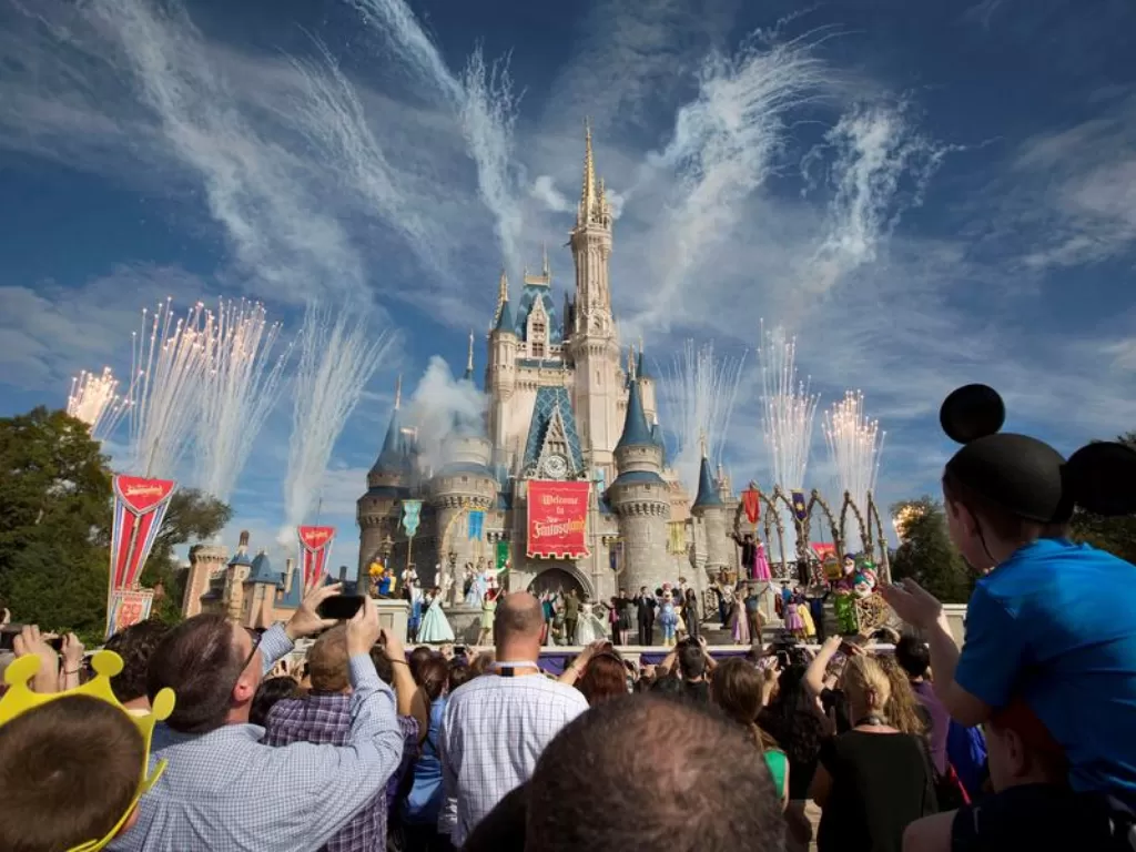 Ilustrasi panggung pertunjukkan di Walt Disney World's new Fantasyland, Florida. (REUTERS/Scott)
