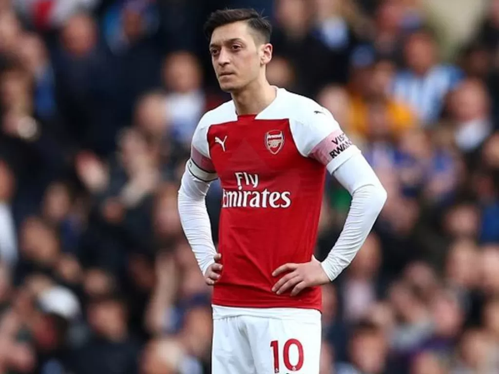 Gelandang Arsenal, Mesut Ozil. (REUTERS/Hannah McKay)