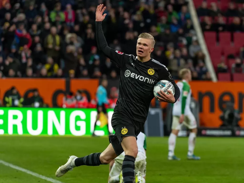 Striker muda Borussia Dortmund, Erling Haaland. (Instagram/erling.haaland)