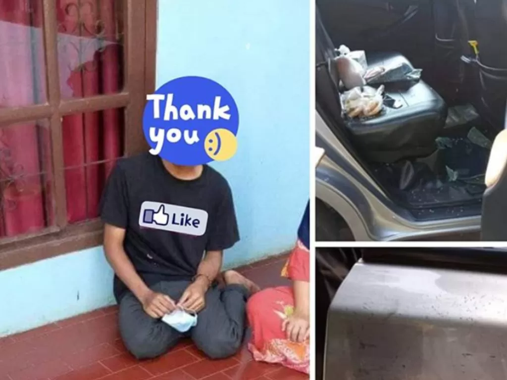 Sopir yang berhasil selamatkan uang dari rampok di Depok (Instagram/@infodepok_id)