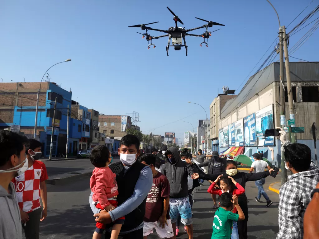 Pemerintah Maroko memperluas armada drone guna mengawasi warganya. (Photo/REUTERS/Sebastian Castaneda)