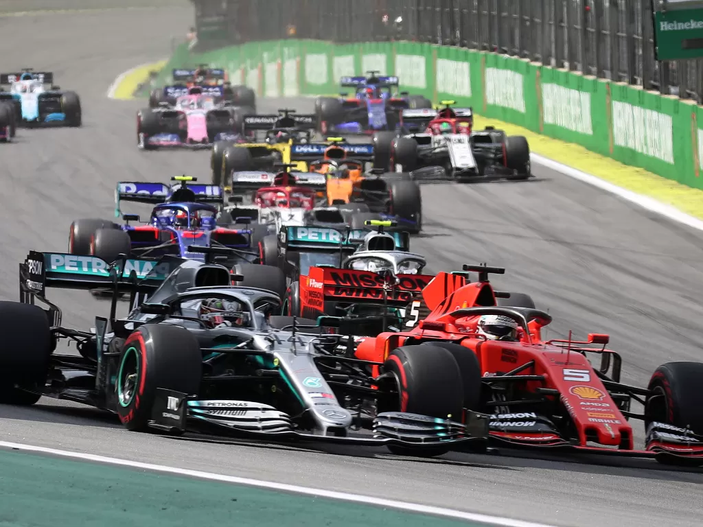 Ajang balapan F1. (REUTERS/Ricardo Moraes)