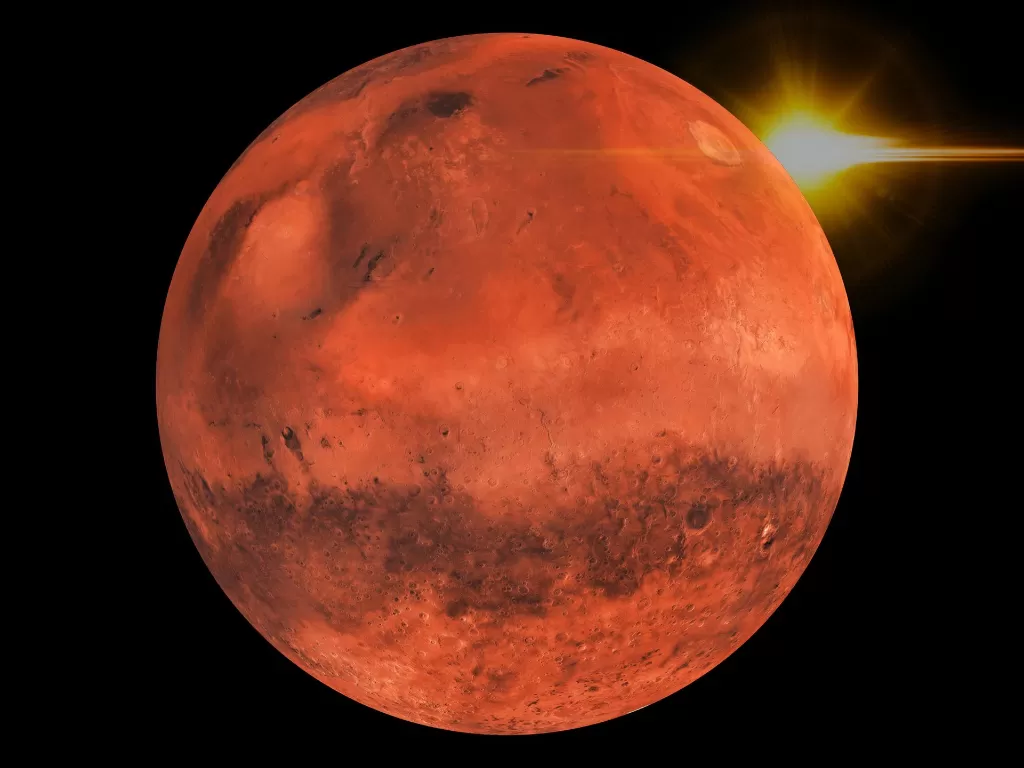 Ilustrasi Planet Mars (SciTechDaily)