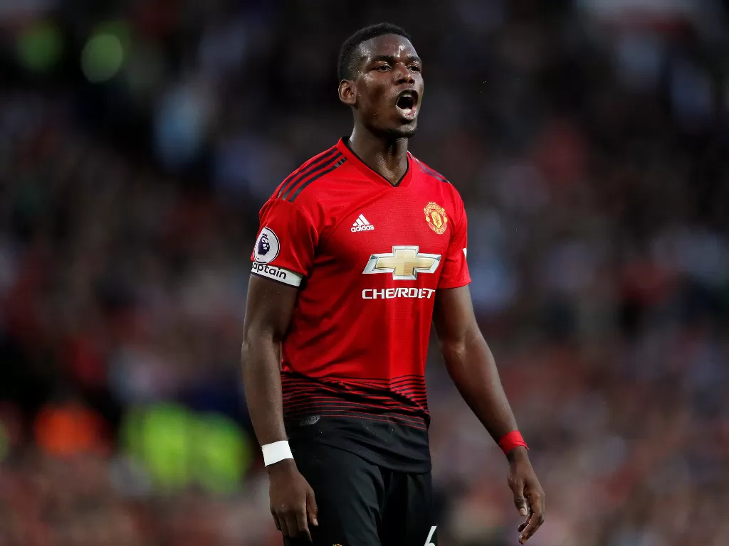 Gelandang Manchester United, Paul Pogba. (REUTERS/Andrew Boyers)