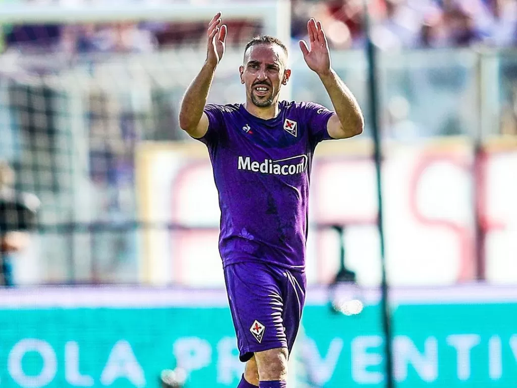 Gelandang Fiorentina, Franck Ribery. (Instagram/franckribery7)