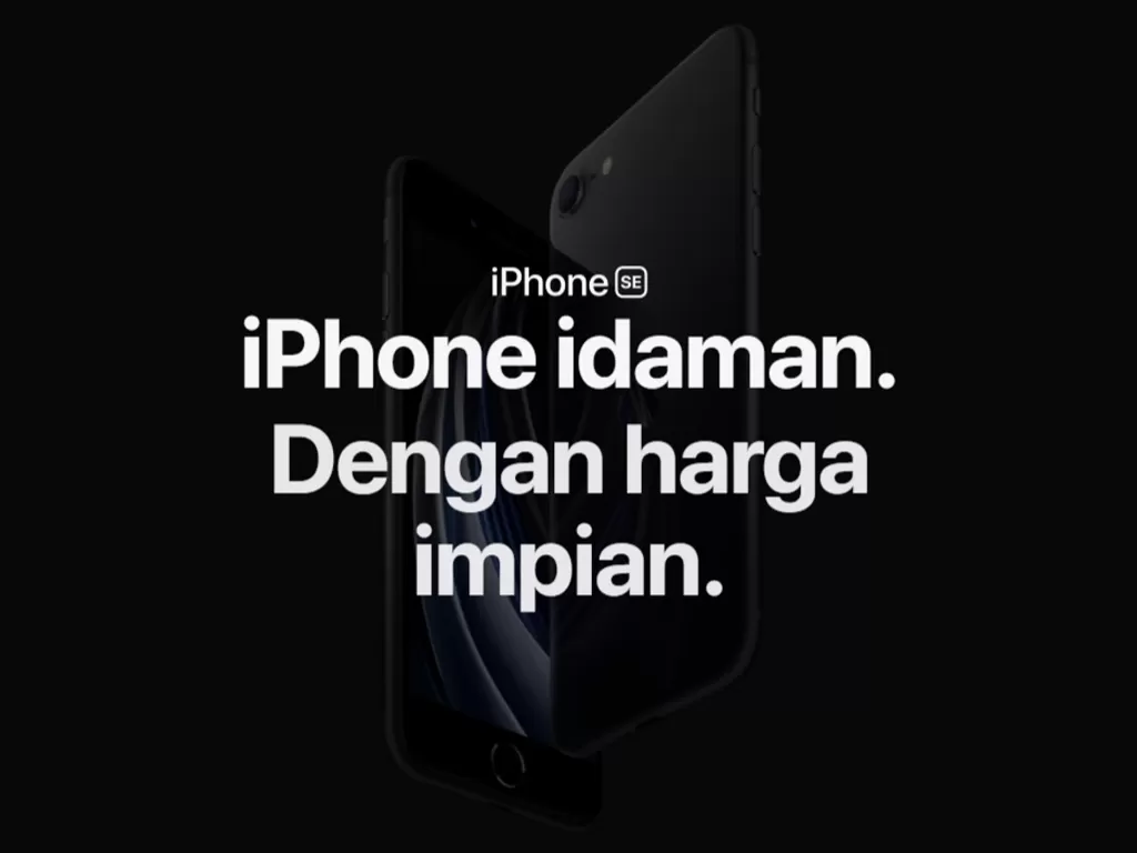 Halaman produk iPhone SE 2020 di situs Apple Indonesia (photo/Screenshot/Apple)