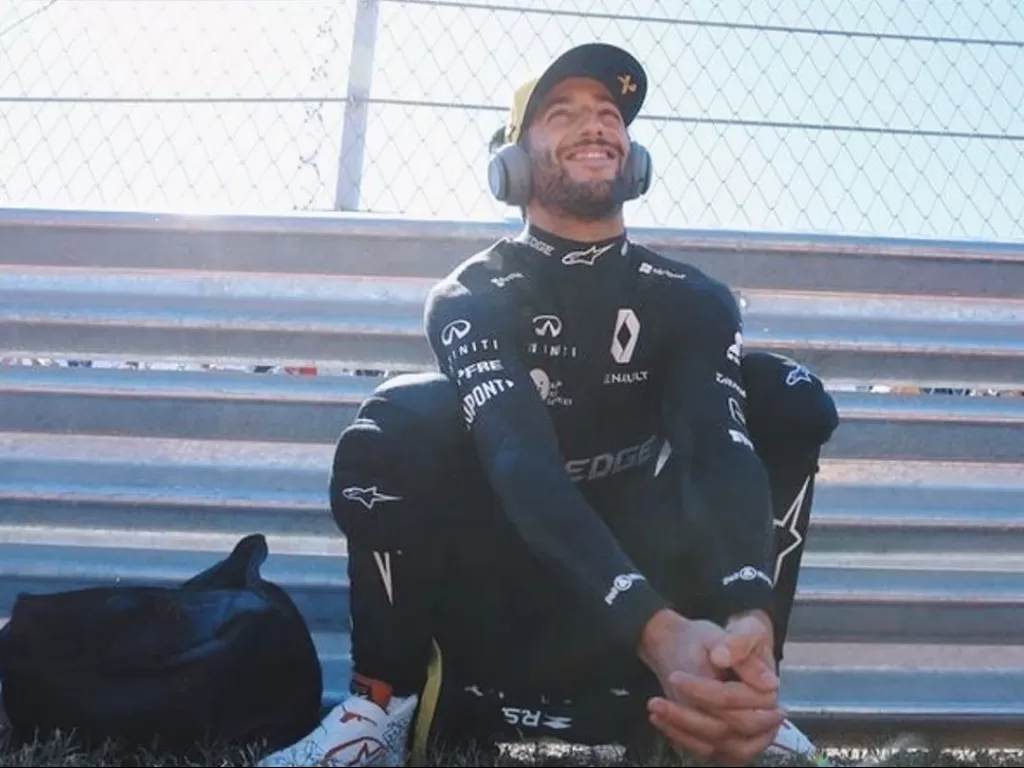 Pembalap Renault, Daniel Ricciardo. (Instagram/@danielricciardo)