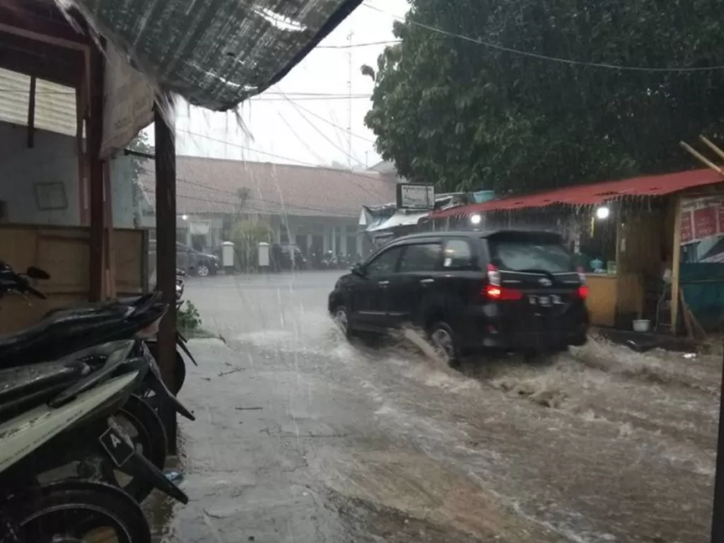 Banjir di kawasan Lebak, Banten (ANTARA)