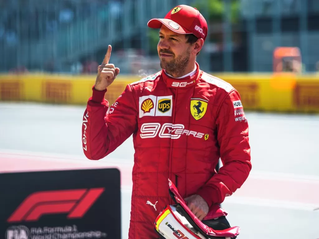Pembalap Ferrari, Sebastian Vettel. (Instagram/@scuderiaferrari)