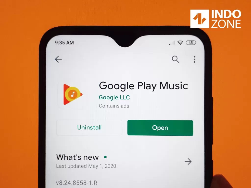 Aplikasi Google Play Music di Play Store (photo/INDOZONE/Ferry)