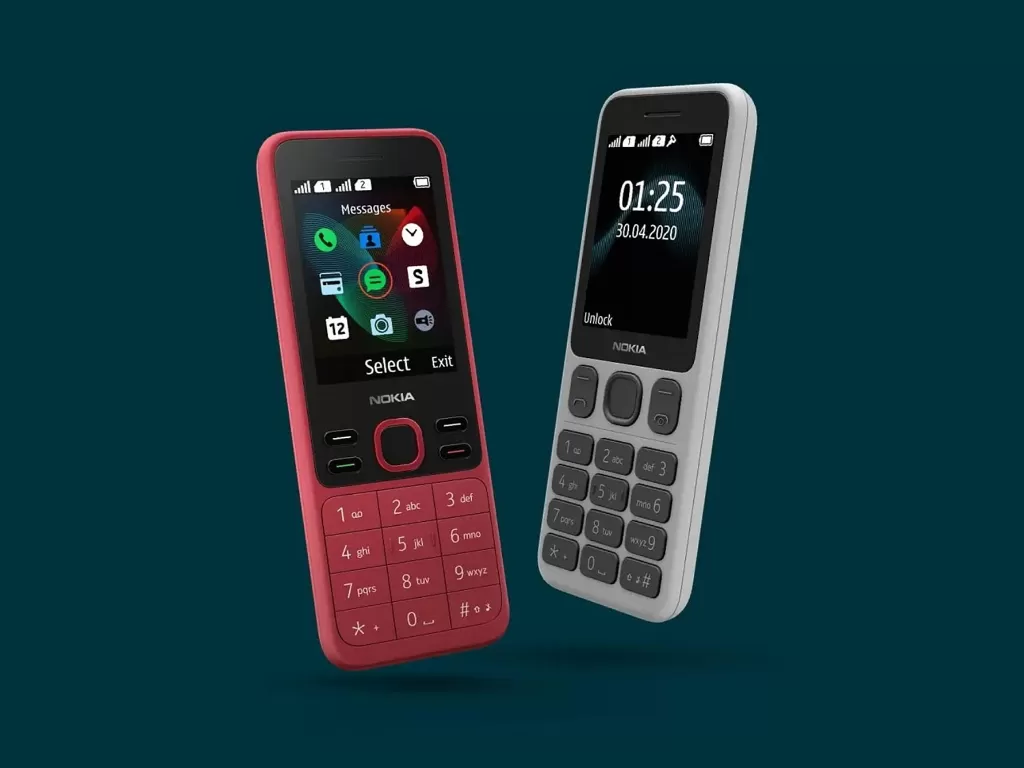 Kiri: Nokia 150, Kanan: Nokia 125 (photo/HMD Global/Nokia)