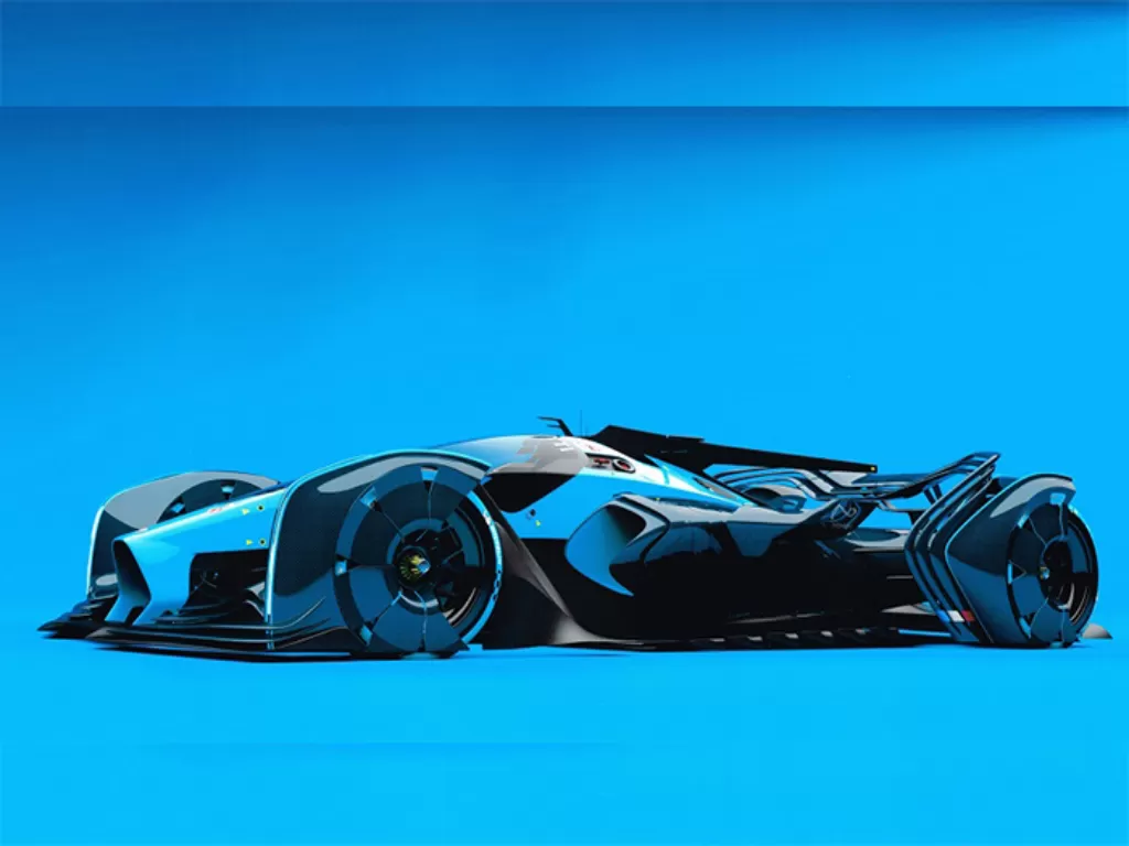 Tampilan desain mobil  Bugatti Vision Gran Turismo dari  Andries van Overbeeke. (Dok. Carscoops)