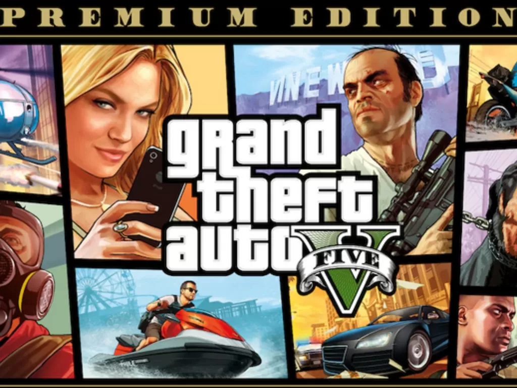 Grand Theft Auto V dari Epic Games Store. (epicgames)