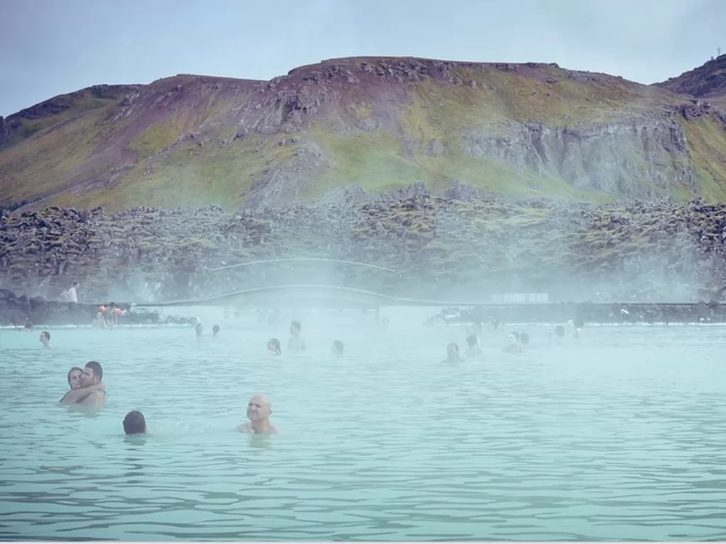 Salah satu tempat wisata di Islandia, Blue Lagoon. (Pixabay/Veronicatxoxo).