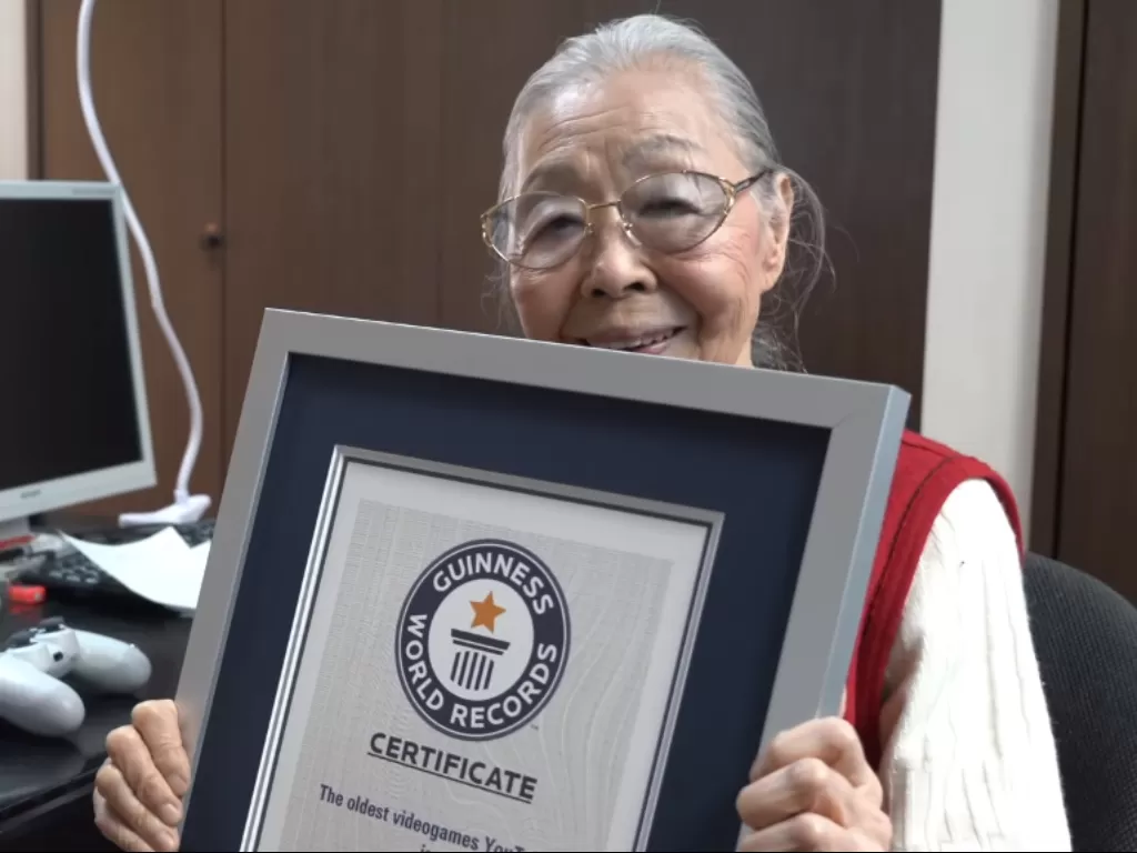 Nenek Hamako peraih Guinness World Records (photo/YouTube/Guinness World Records)