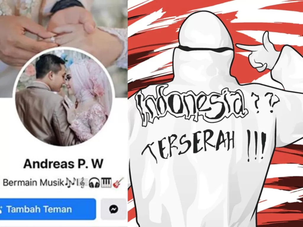 Ramai tagar #IndonesiaTerserah namun disepelekan Andreas PW. (Instagram/cakti_)