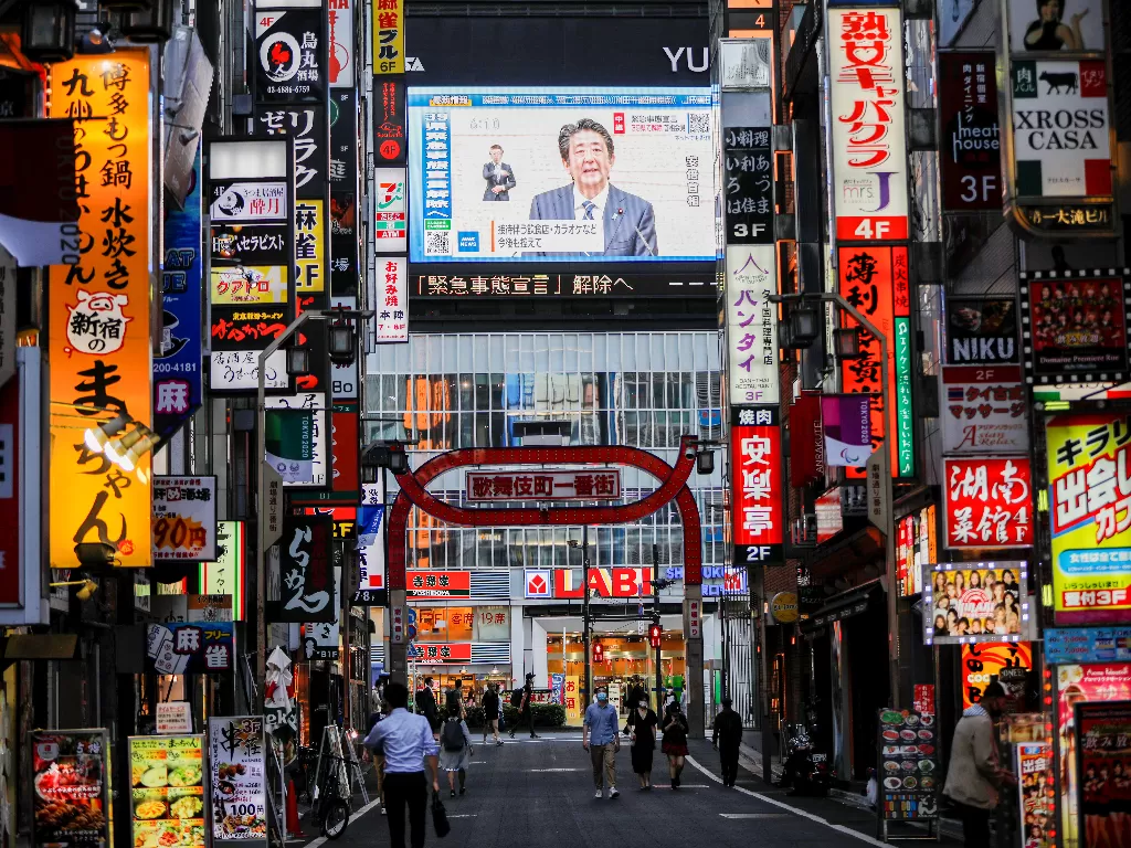 Tokyo, Jepang. (REUTERS/Issei Kato)