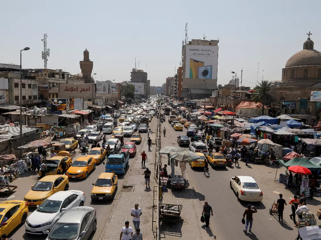 Kota Baghdad, Irak. (REUTERS/Khalid Al Mousily)