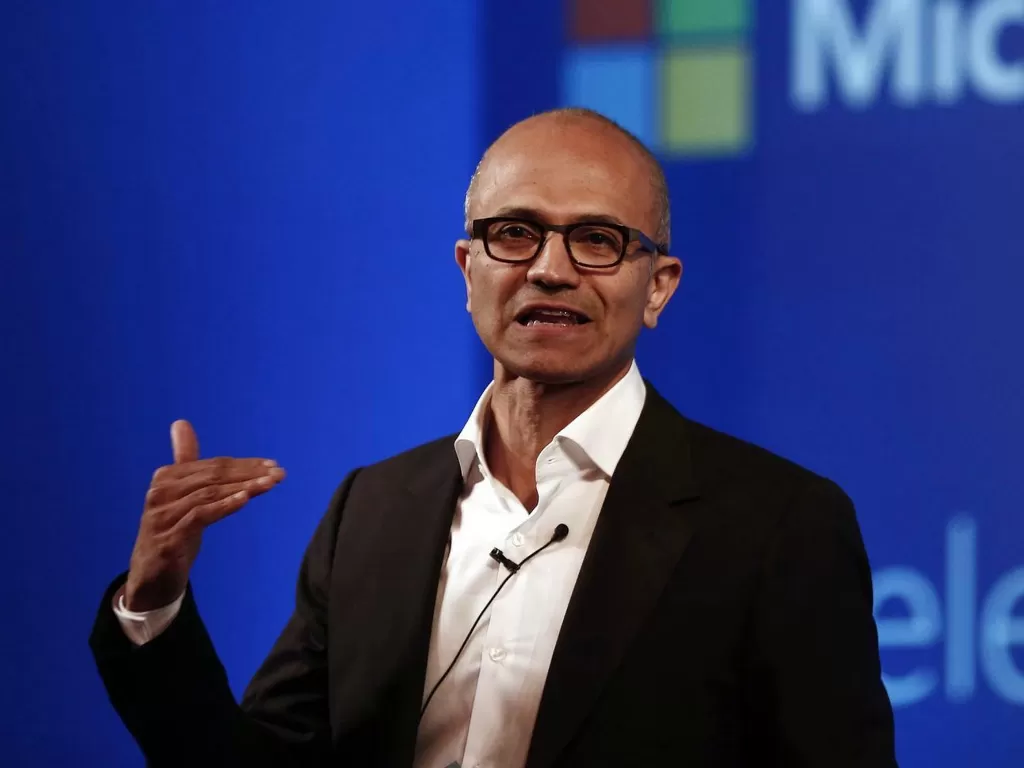 CEO Microsoft, Satya Nadella (photo/REUTERS/Adnan Abidi)