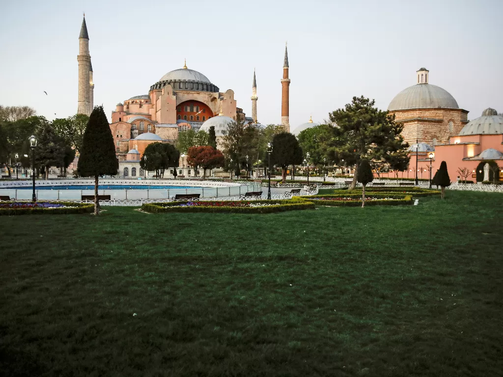 Hagia Sophia, Istanbul, Turki. (REUTERS/Umit Bektas)