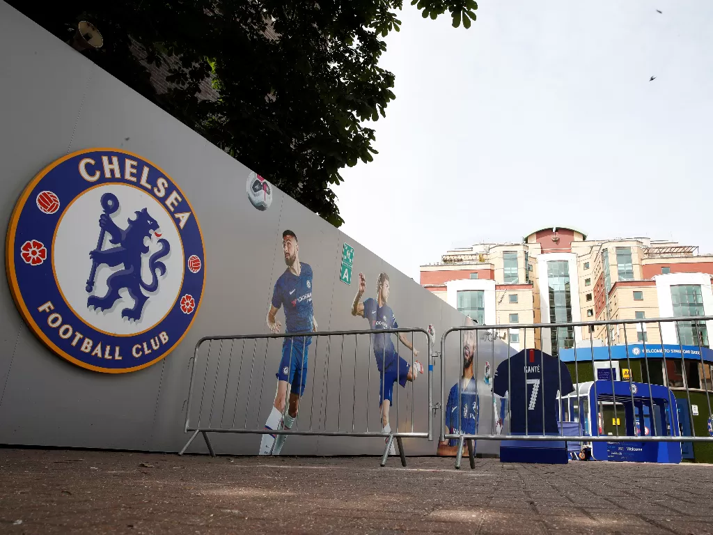 Markas Chelsea, Stamford Bridge. (REUTERS/Matthew Childs)