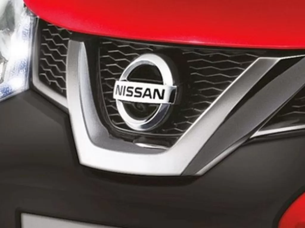 Ilustrasi logo Nissan pada sebuah unit mobil (Dok.Nissan)