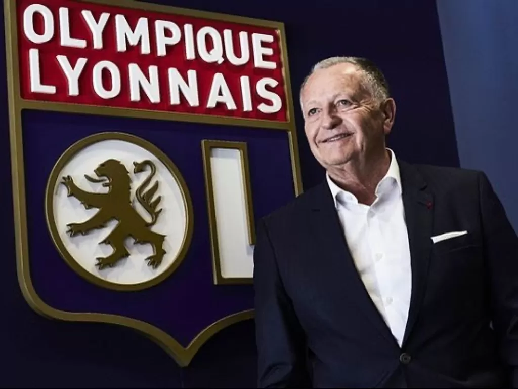 Presiden Olympique Lyonnais Jean-Michel Aulas. (Instagram/@jean.michel.aulas)