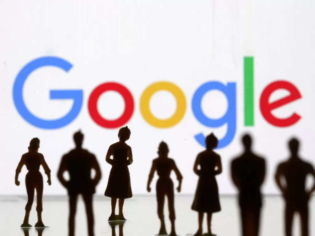 Ilustrasi logo perusahaan Google (photo/REUTERS/Dado Ruvic)
