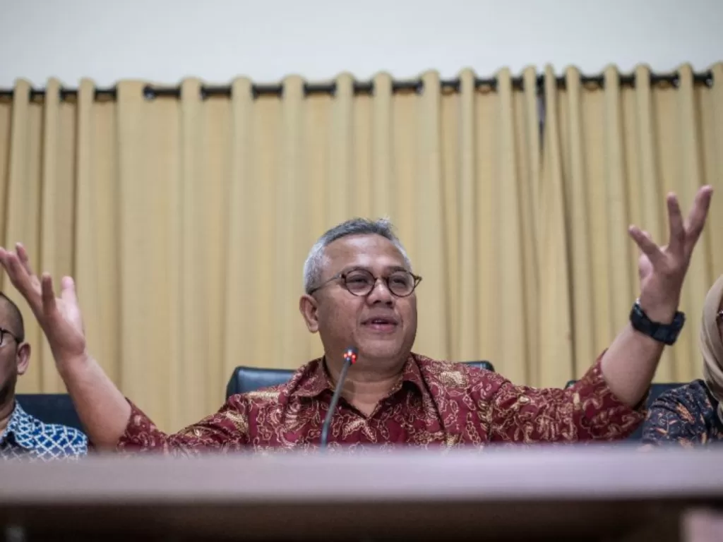 Ketua KPU Arief Budiman. (ANTARA FOTO/Aprillio Akbar).