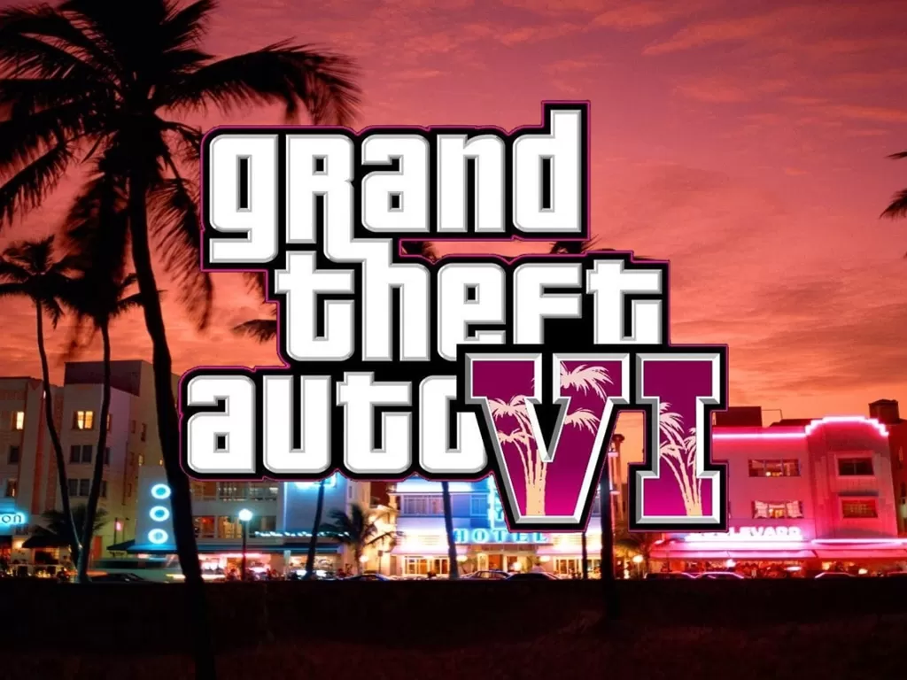 Ilustrasi logo game Grand Theft Auto VI (photo/KeenGamer)