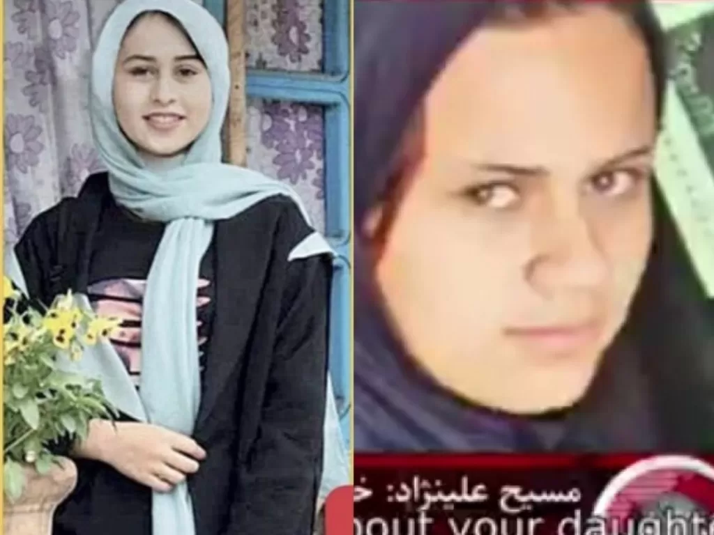 Romina Ashrafi (kiri) dan Atefeh Navidi (kanan), dua gadis Iran yang dibunuh ayah kandung sendiri dengan cara dipenggal karena berpacaran. (Foto: Istimewa)