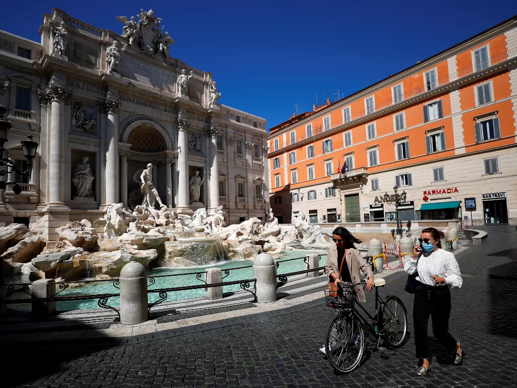 Trevi Fountain, Roma. (REUTERS/Guglielmo Mangiapane)