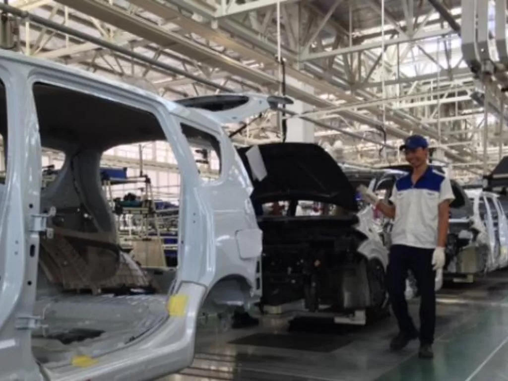 Ilustrasi proses produksi mobil di pabrik Suzuki. (Dok. Suzuki)