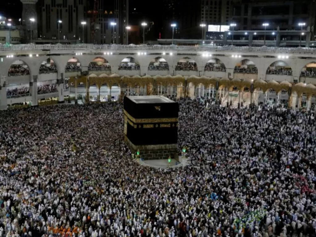 Ilustrasi para jemaah melaksanakan ibadah haji. ( REUTERS/Umit Bektas)