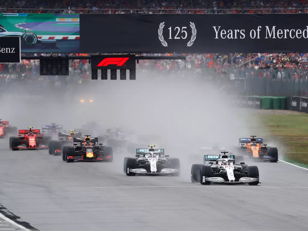 Ajang balapan Formula 1. (REUTERS/Kai Pfaffenbach)
