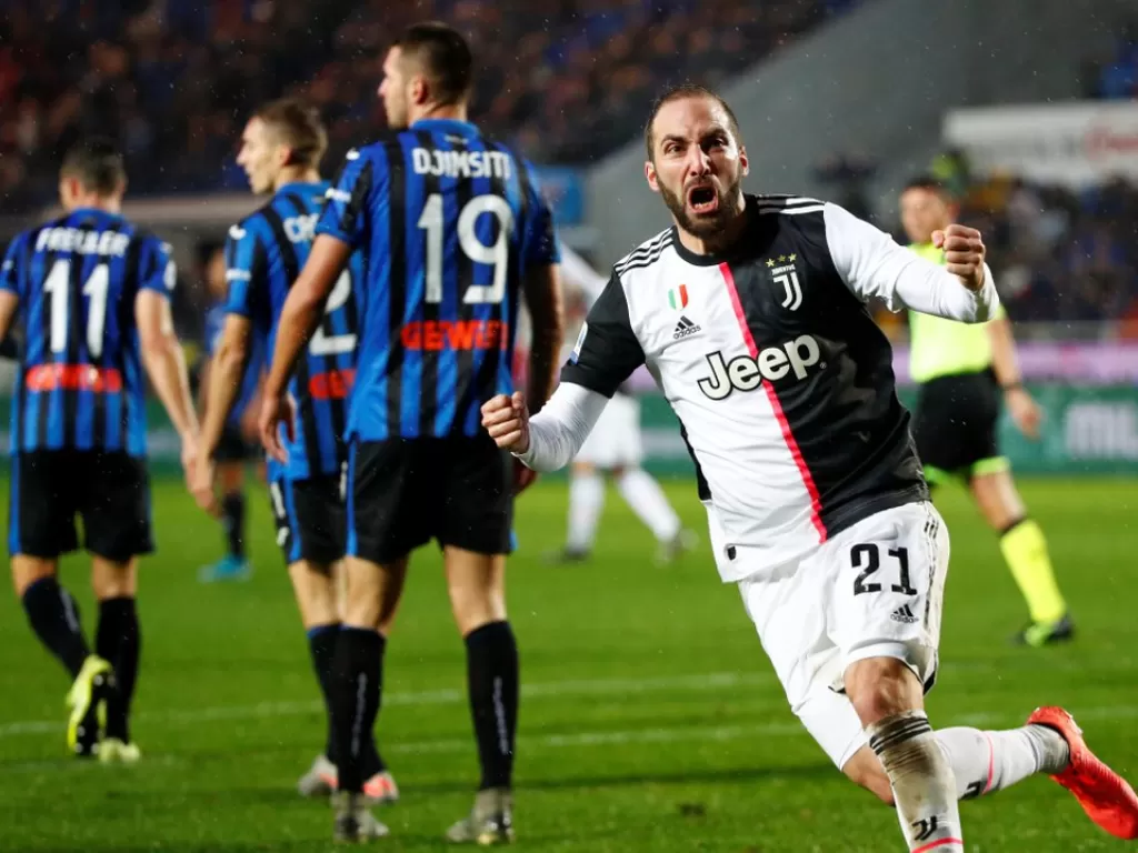 Penyerang Juventus, Gonzalo Higuain. (REUTERS/Alessandro Garofalo)